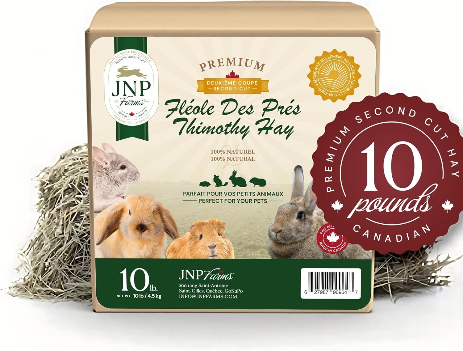 10 lb. | Timothy Hay 2nd Cut